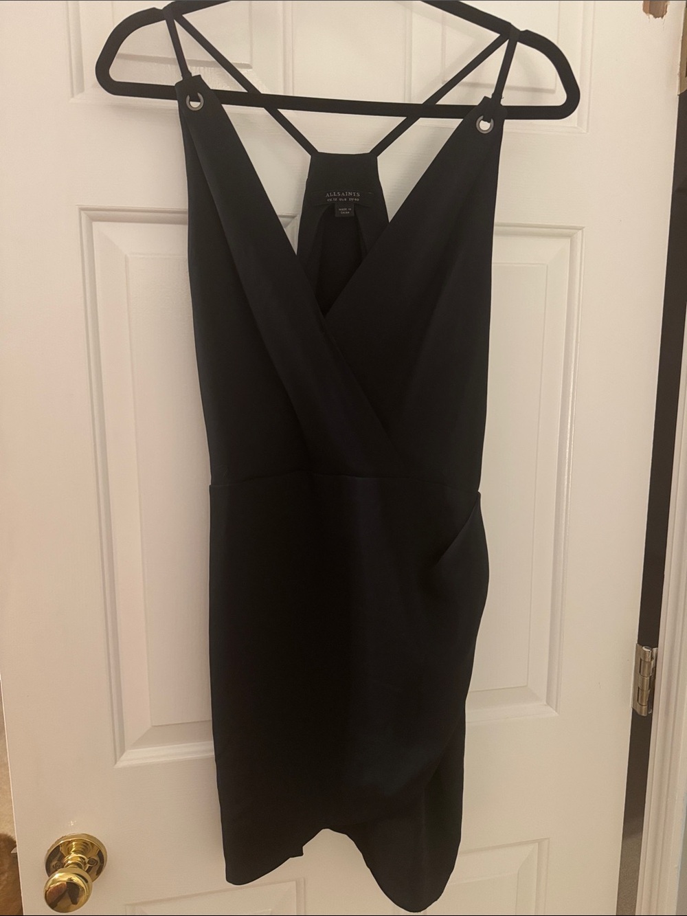 All Saints Black Cosmo Dress